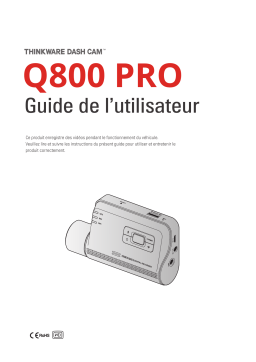 Thinkware Q800PRO Manuel utilisateur