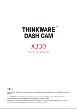 Manuel de l'utilisateur Thinkware X330