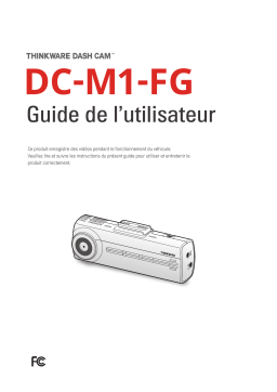 Manuel utilisateur Thinkware DC-M1-FG