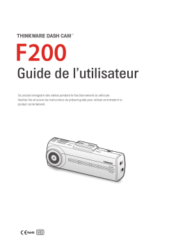 Thinkware F200 Manuel utilisateur