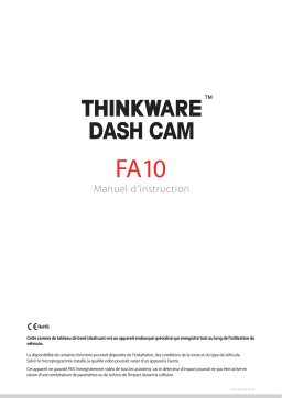 Manuel d’utilisation Thinkware FA10 - Télécharger et consulter