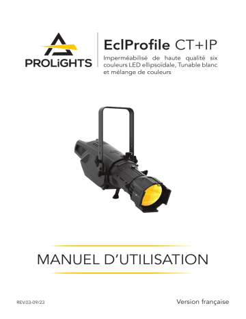 ProLights EclProfile CT+IP Manuel Utilisateur - Téléchargement Gratuit | Fixfr