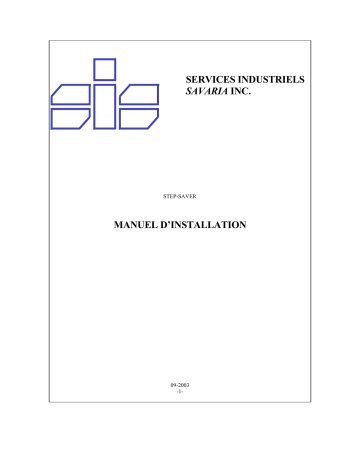 Manuel du propriétaire du Stepsaver Savaria Concord | Fixfr