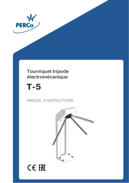 Tourniquet tripode électromécanique T-5 - Manuel d'instructions