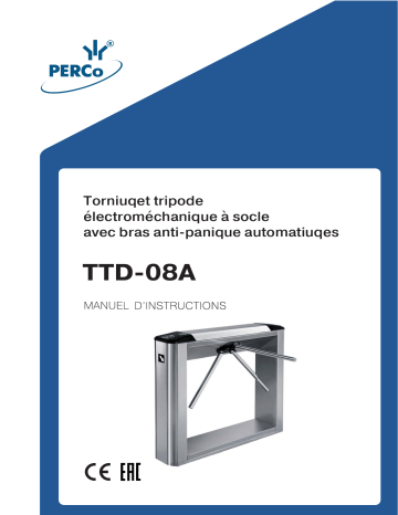 Manuel d'instructions Perco TTD-08A - Tourniquet tripode | Fixfr