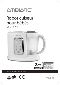 Manuel d'utilisation Ambiano GT-SF-BFP-01 - Robot cuiseur pour bébés