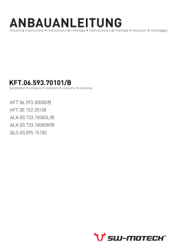 Manuel d'utilisation SW-Motech KFT.06.593.70101/B - Support latéral PRO