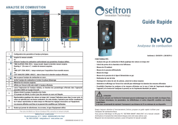 Manuel Utilisateur Seitron Novo - Instructions & Fonctionnalités | Fixfr