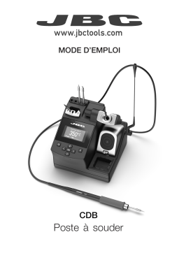 jbc CDB Station Manuel du propriétaire