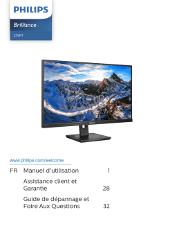 Philips 279P1/01 Manuel utilisateur