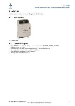 WURM ATV230 Manuel d'utilisation - Téléchargement PDF