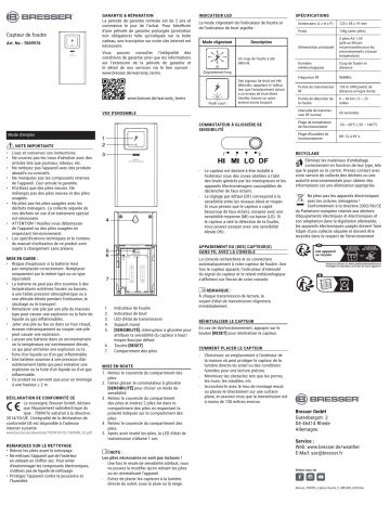 Bresser 7009976 Manuel du propriétaire | Fixfr