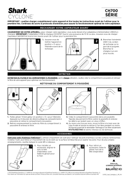 Shark Cyclone PET Cordless/Handheld Vacuum Manuel du propriétaire