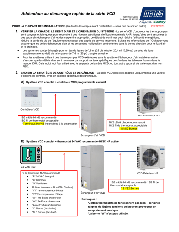 Century A-VCD30SA-1-CY Manuel utilisateur - Guide d'installation et de fonctionnement | Fixfr