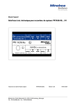 Manuel du propri&eacute;taire Minebea Intec Interfaces &agrave; s&eacute;curit&eacute; intrins&egrave;que pour capteurs de pesage PR 1626/6x