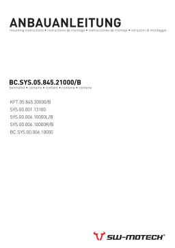 SW-Motech BC.SYS.05.845.21000/B Manuel utilisateur