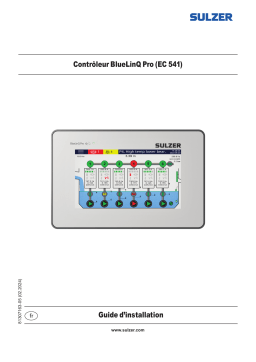 Sulzer BlueLinQ Pro controller Guide d'installation