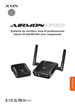 Manuel utilisateur AirMon Pro - Icon Pro Audio