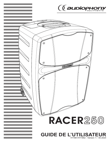 Manuel d'utilisation RACER250/F5 - Audiophony | Fixfr