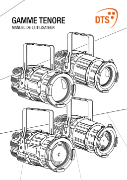 Manuel DTS Tenore 3 HDW PC - Projecteur LED