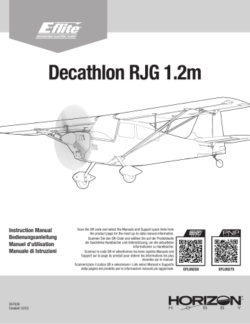 E-flite EFL09250 Manuel du propriétaire : Téléchargement et lecture en ligne | Fixfr