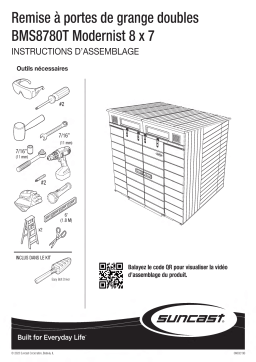 Suncast BMS8780T Manuel utilisateur