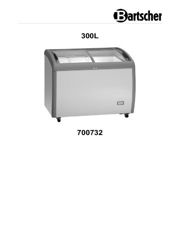 Manuel d'utilisation Bartscher 700732 - Congélateur coffre 300L | Fixfr