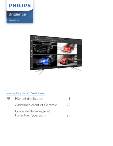 Manuel d'utilisation Philips BDM4350UC/01 | Fixfr