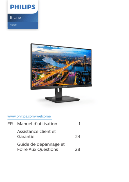 Philips 245B1/01 Manuel utilisateur