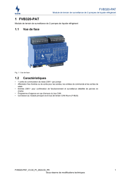 WURM FVB320-PAT - Manuel d'utilisation