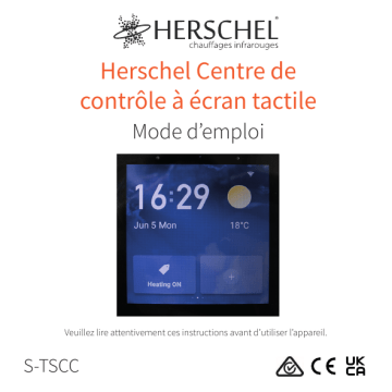 Herschel S-TSCC Mode d'emploi | Fixfr