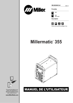 Miller MILLERMATIC 355 Manuel du propriétaire