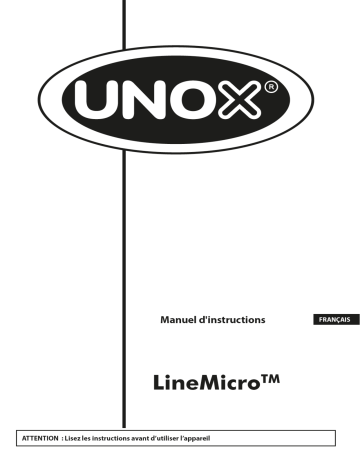 LINEMICRO™ XF043 | LINEMICRO™ XF003 | LINEMICRO™ XF023 | Unox LINEMICRO™ XF033 Installation manuel | Fixfr