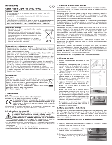 esotec 102701 Mode d'emploi - Manuel d'instructions | Fixfr