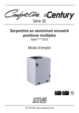 Manuel utilisateur Century MAA3648DS1A - Système de chauffage et de climatisation