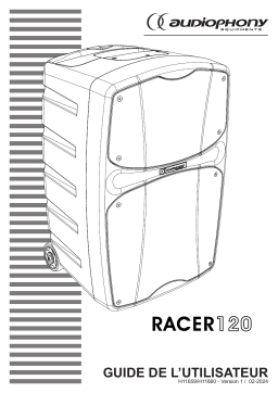 RACER120/F8 Manuel d'utilisation - audiophony