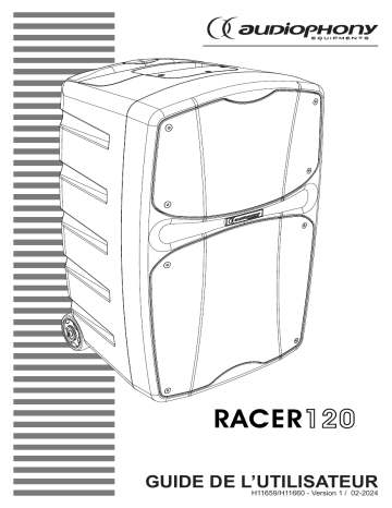 RACER120/F8 Manuel d'utilisation - audiophony | Fixfr