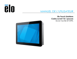 Manuel d'utilisation Elo 1099L 10'' Open Frame Touchscreen