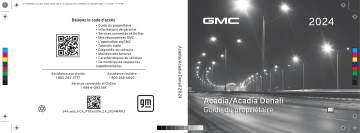 GMC Acadia 2024 Mode d'emploi - Manuel du Propriétaire | Fixfr
