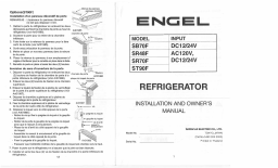 Manuel Utilisateur Engel SR48F-U1