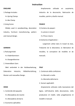 KATOOM Spring Clamps Mode d'emploi