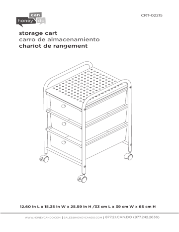 Honey Can Do CRT-02215 Manuel utilisateur | Fixfr