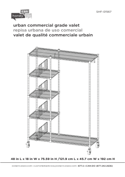 Honey Can Do SHF-01567 Manuel utilisateur