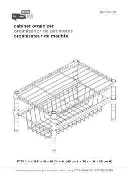 Manuel utilisateur Honey Can Do SHF-09254 - Organisation de garde-manger