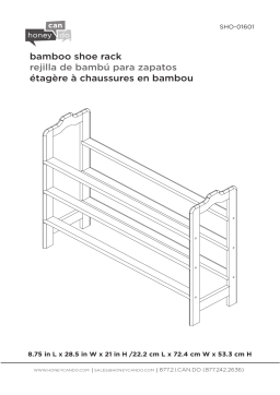 Honey Can Do SHO-09341 Manuel d'utilisation - Instructions d'assemblage et plus