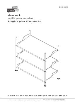 Manuel d'utilisation Honey Can Do SHO-09257: Etagère à chaussures