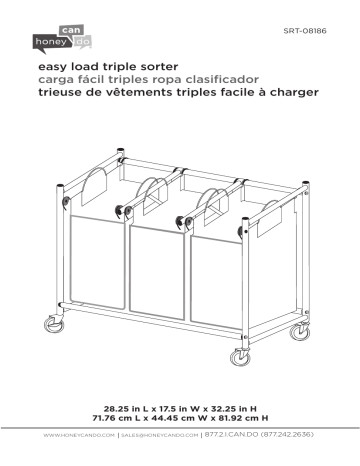 Manuel utilisateur Honey Can Do SRT-08186 - Télécharger PDF | Fixfr