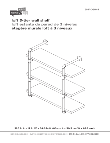 Honey Can Do SHF-08844 Manuel d'utilisation | Fixfr