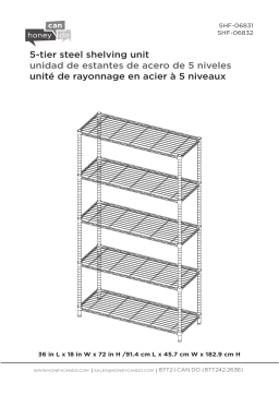 Honey Can Do SHF-09685 Manuel utilisateur - Téléchargez PDF