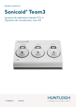 Mode d'emploi - Huntleigh TEAM3 WIRELESS TRANSDUCER SYSTEM